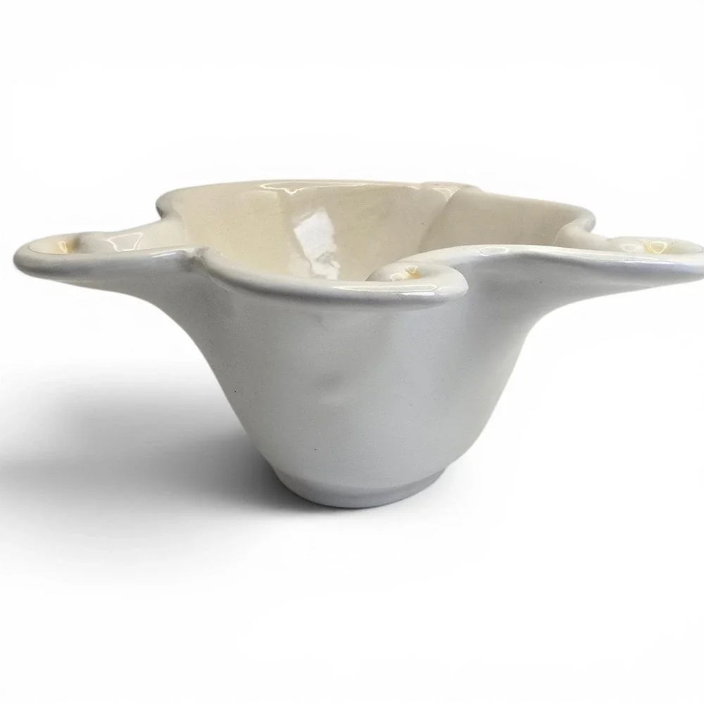 Johanna Parker Large Ghost Nesting Bowl Halloween Transpac Ceramic Serving Bowl